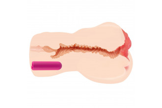 Мастурбатор-вагина с вибрацией Jenny Onahole edition 005