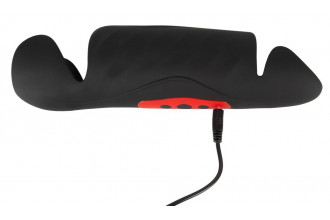 Черный вибромастурбатор с трехточечной стимуляцией Penis Trainer with 3 Point Stimulation