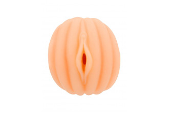 Эластичный мастурбатор в виде вагины телесного цвета