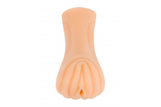 Эластичный мастурбатор в виде вагины телесного цвета