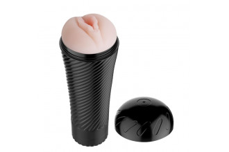 Мастурбатор-вагина с многоуровневой вибрацией Pink Pussy