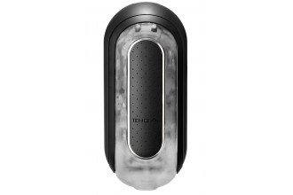 Черный мастурбатор Flip Zero с вибрацией