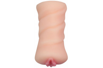 Телесный мастурбатор-вагина X-Basic Pocket Pussy без вибрации