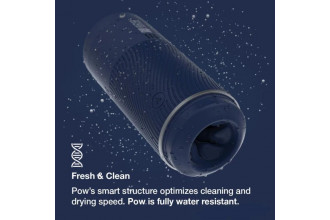 Синий мастурбатор с контролем всасывания Arcwave Pow Stroker