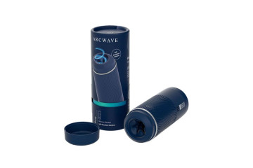 Синий мастурбатор с контролем всасывания Arcwave Pow Stroker