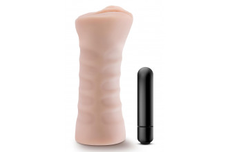 Телесный мастурбатор-вагина Ayumi с вибрацией