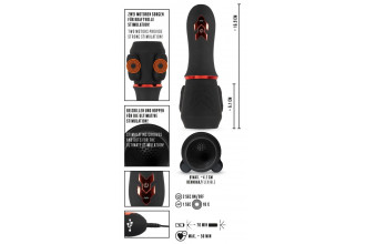 Мастурбатор для головки полового члена Glans Masturbator with 2 Motors