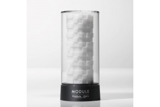 Белый 3D мастурбатор MODULE