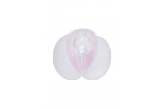 Прозрачный реалистичный мастурбатор Juicy Pussy Crystal Rose