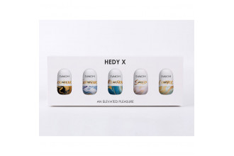 Набор из 5 мастурбаторов Hedy X5 Mixed