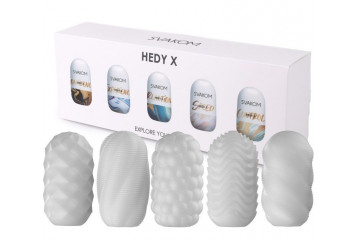 Набор из 5 мастурбаторов Hedy X5 Mixed