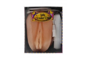 Мастурбатор-вагина с вибрацией ELLY POCKET PAL VAGINA MULTISPEED
