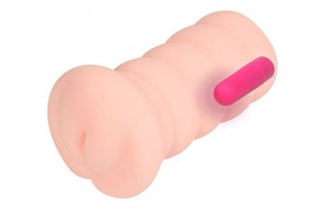 Телесный вибромастурбатор-вагина Gloria Auto