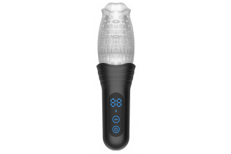 Автоматический мастурбатор Oral Sex Masturbator с функциями ротации, вибрации и фрикций