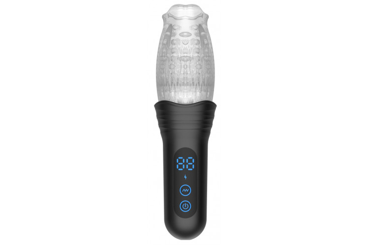 Автоматический мастурбатор Oral Sex Masturbator с функциями ротации, вибрации и фрикций