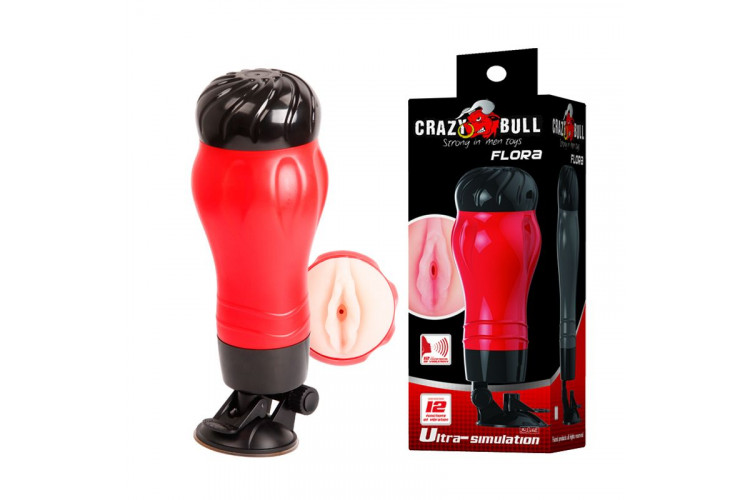 Мастурбатор-вагина в тубе FLORA с вибрацией Мастурбатор-вагина в тубе FLORA с вибрацией