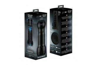 Ченый мастурбатор с интерактивная насадкой PowerBlow & Feel Pocket Stroker