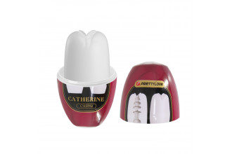 Белый мастурбатор-вагина Catherine