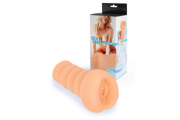 Телесный мастурбатор в виде вагины с узким входом