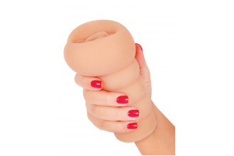 Телесный мастурбатор в виде вагины с узким входом