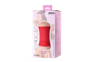 Двухсторонний мастурбатор JOS NADIN в красном цилиндре