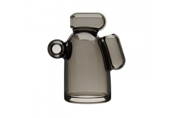 Дымчатая насадка-мастурбатор с вибрацией Vibrating Crystal Cap I