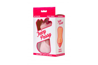 Телесный двусторонний мастурбатор Fruity Tongue - ротик и вагина
