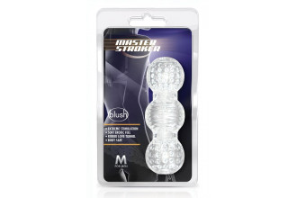 Прозрачный фигурный мастурбатор Master Stroker