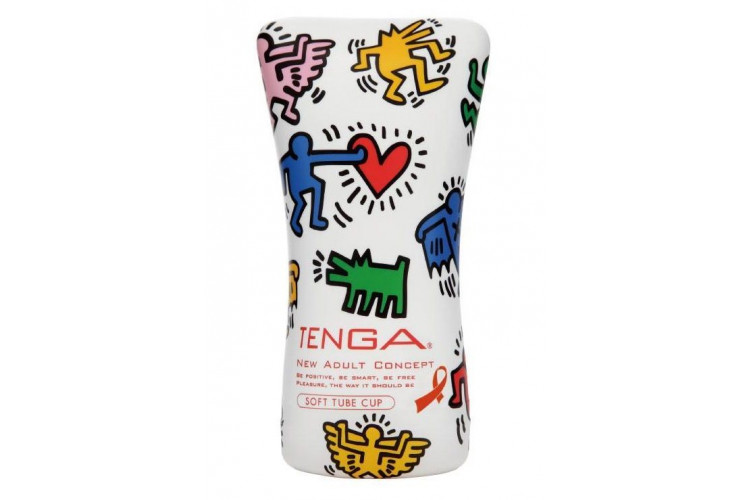 Мастурбатор-туба Keith Haring Soft Tube CUP