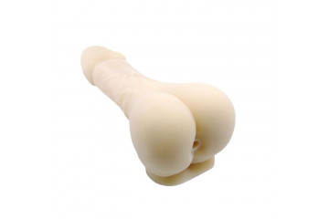 Телесный мастурбатор-насадка Bigger Man