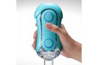 Голубой мастурбатор Tenga Flip ORB Ocean