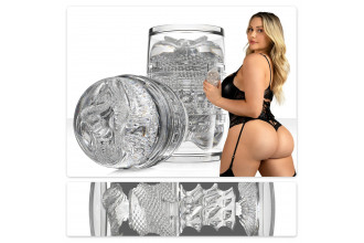 Прозрачный двусторонний мастурбатор Fleshlight Quickshot Mia Malkova
