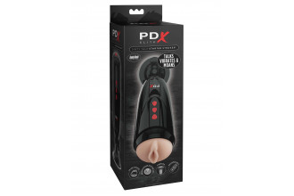 Мастурбатор-вагина с вибрацией Dirty Talk Starter Stroker