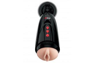 Мастурбатор-вагина с вибрацией Dirty Talk Starter Stroker