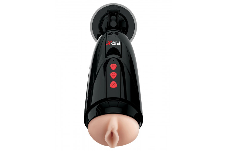 Мастурбатор-вагина с вибрацией Dirty Talk Starter Stroker