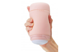 Розовый мастурбатор Tenga Puffy