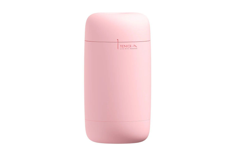 Розовый мастурбатор Tenga Puffy