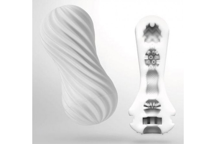 Мастурбатор FLEX Silky White с мягким рельефом
