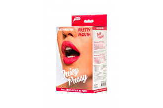 Телесный двусторонний мастурбатор Pretty Mouth - ротик и вагина