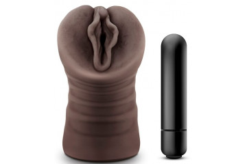 Коричневый мастурбатор-вагина Alexis