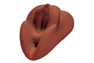 Коричневый мастурбатор Perfect Pussy Double Stroker