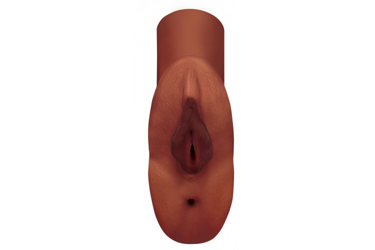 Коричневый мастурбатор Perfect Pussy Double Stroker