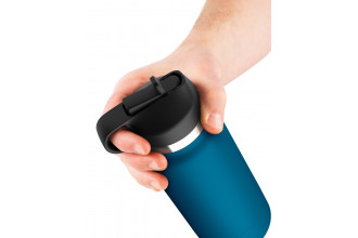 Смуглый мастурбатор-вагина в синей колбе F*ck Flask