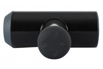 Черный мастурбатор с удобной ручкой Masturbator with 2 Functions