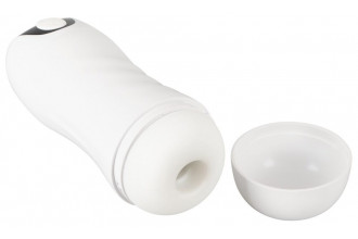 Белый мастурбатор Masturbator with 2 functions