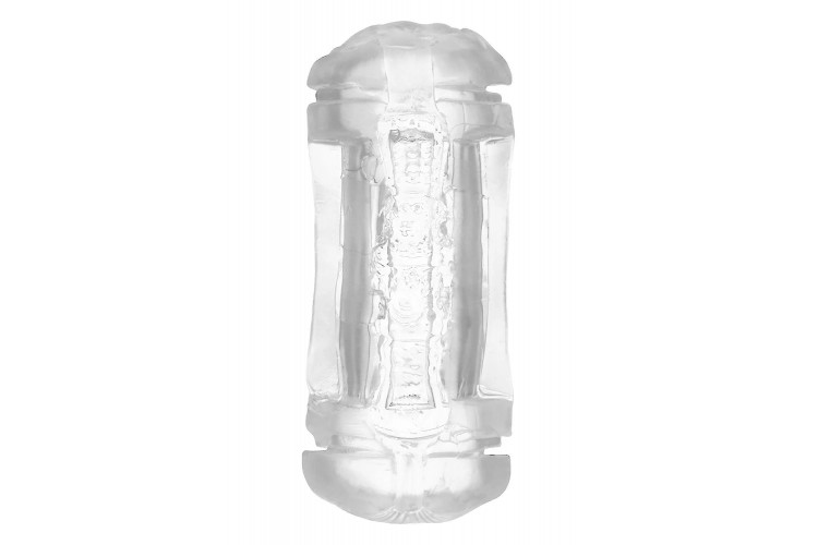 Прозрачный двусторонний мастурбатор Sophia - вагина и анус Прозрачный двусторонний мастурбатор Sophia - вагина и анус