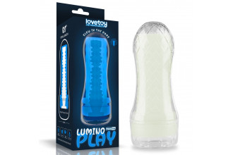 Светящийся в темноте мастурбатор Lumino Play Masturbator Ribbed