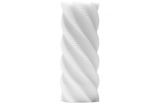 Белый 3D мастурбатор SPIRAL
