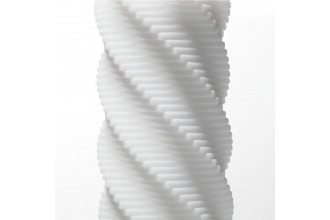 Белый 3D мастурбатор SPIRAL