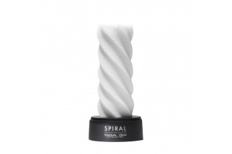 Белый 3D мастурбатор SPIRAL